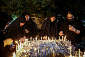 مراسم شام غریبان حسینی در میدان تجریش- تهران