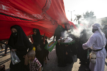 کاروان پیاده روی زائران اربعین حسینی در اهواز