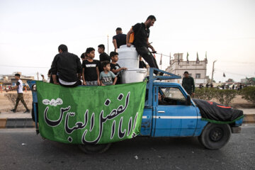 کاروان پیاده روی زائران اربعین حسینی در اهواز