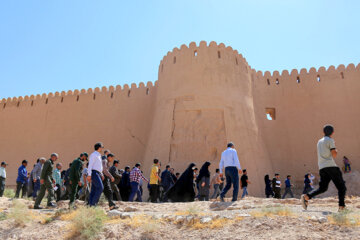 بازدید «سید عزت‌الله ضرغامی» وزیر میراث فرهنگی، گردشگری و صنایع دستی از «ارگ تاریخی بلقیس»