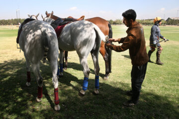 La final de las competiciones de polo femenino en Irán