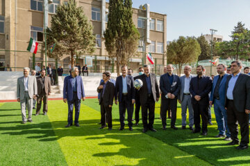 افتتاح سالن ورزشی و زمین چمن مصنوعی با حضور «سید صولت مرتضوی» معاون اجرایی رئیس جمهور 