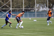 Entrenamiento de la selección nacional de fútbol en Teherán