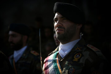 La cérémonie de clôture d'un stage de formation à l'université militaire de Téhéran