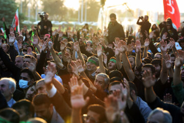 اجتماع بزرگ امام حسنیها در میدان آزادی