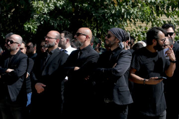 مراسم خاکسپاری امین تارخ