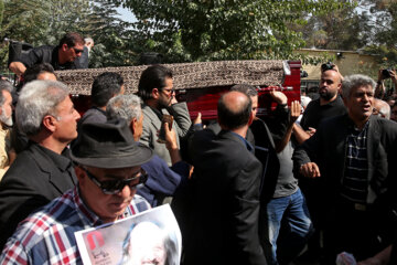 مراسم خاکسپاری امین تارخ