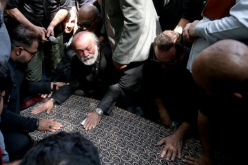 مراسم خاکسپاری امین تارخ