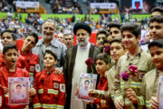 Célébrations de la Journée des pompiers en Iran en présence du Président Raïssi