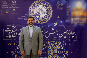 «محمد مهدی اسماعیلی» وزیر فرهنگ و ارشاد اسلامی در همایش هنرمندان پیشکسوت 