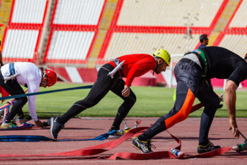 13e Olympiade sportive opérationnelle des pompiers à Tabriz (dernière étape) 