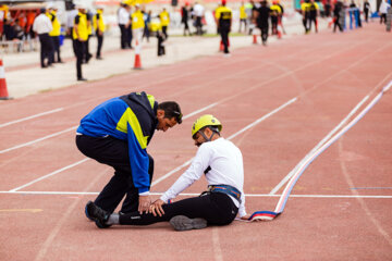 13e Olympiade sportive opérationnelle des pompiers à Tabriz (dernière étape) 