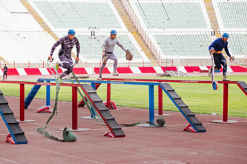 13e Olympiade sportive opérationnelle des pompiers à Tabriz (dernière étape) 