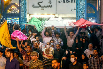 Ceremonia de despedida al guardia de seguridad en Teherán