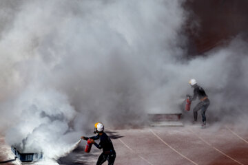 13e Olympiade sportive opérationnelle des pompiers à Tabriz (dernière étape) 