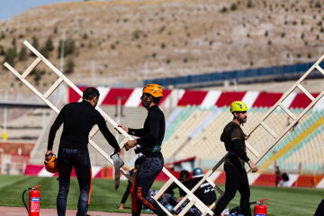 13e Olympiade sportive opérationnelle des pompiers à Tabriz (dernière étape) 