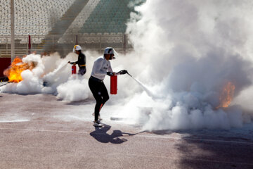 13e Olympiade sportive opérationnelle des pompiers à Tabriz (dernière étape) 