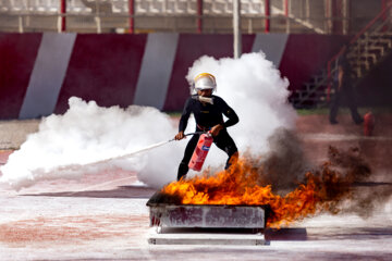 13e Olympiade sportive opérationnelle des pompiers à Tabriz (dernière étape) 