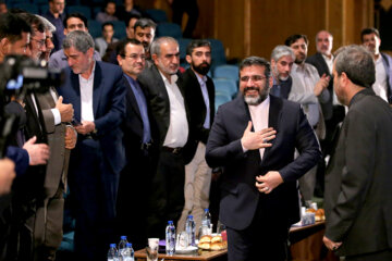 حضور محمدمهدی اسماعیلی وزیر فرهنگ و ارشاد اسلامی در آئین بیست و ششمین یاد روز حافظ