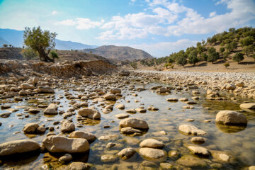رودخانه بازفت در شهرستان کوهرنگ چهارمحال و بختیاری