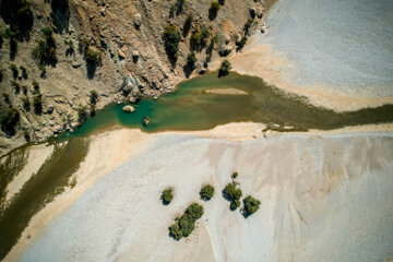 رودخانه بازفت در شهرستان کوهرنگ چهارمحال و بختیاری