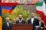 کاپان میں ایرانی قونصل خانے کے افتتاح کے مناظر