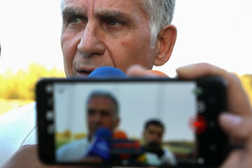 L’équipe d’Iran s’entraine avec Carlos Queiroz à l'approche de la Coupe du Monde