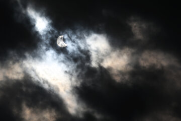 El eclipse solar en Teherán