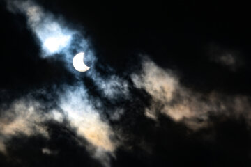 El eclipse solar en Teherán