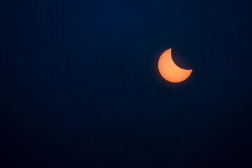 El eclipse solar en Teherán