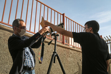 El eclipse solar en Teherán