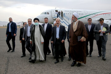 ورود آیت‌الله «سیدابراهیم رییسی» رئیس جمهور به زنجان