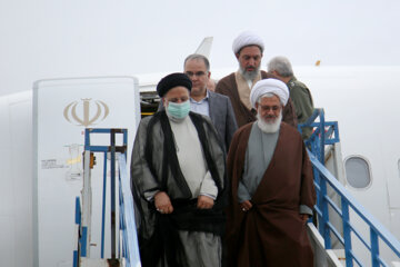 ورود آیت‌الله «سیدابراهیم رییسی» رئیس جمهور به زنجان