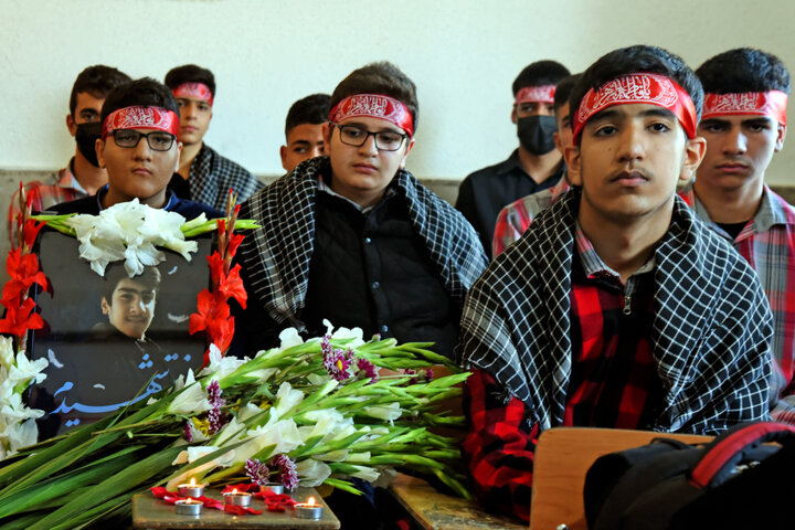 آخرین دیدار "محمدرضا" با همکلاسیها در لباس شهادت