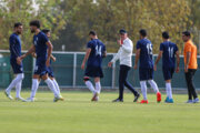 Training der iranischen Fußballnationalmannschaft
