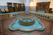 ایرانی صوبے سمنان میں 'پہنہ' نامی روایتی حمام اور میوزیم کے مناطر
