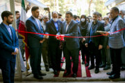 کرمانشاہ میں علم پر مبنی طبی آلات اور ملکی پیداوار کی نمائش کے افتتاح کے مناظر