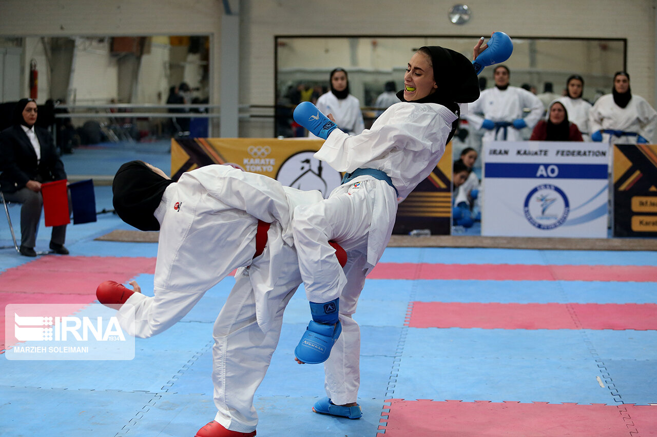 IRNA English - Iran’s women Karate league competitions in Tehran