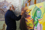 Taller de pintura "Rojo oscuro" en Shiraz