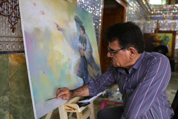 Taller de pintura "Rojo oscuro" en Shiraz