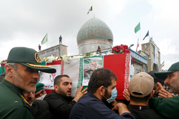تشییع پیکر شهید «مجید یوسفی» در آستانه اشرفیه