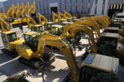 ۱۶۰ دستگاه ماشین آلات راهسازی توقیفی در بوشهر آماده مزایده شد