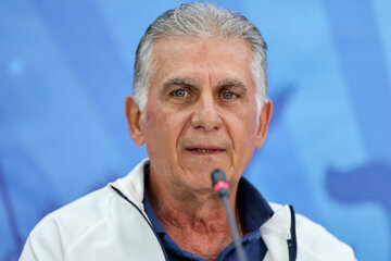 El primer entrenamiento de la selección de fútbol de Irán en Qatar