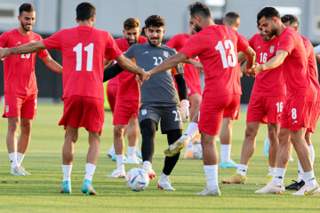 Coupe du monde 2022: l'équipe d’Iran a tenu sa première séance d'entraînement à Doha 