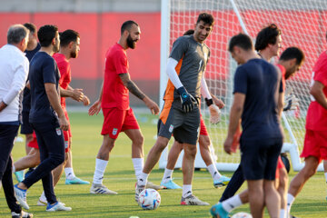 اولین تمرین تیم ملی فوتبال در قطر