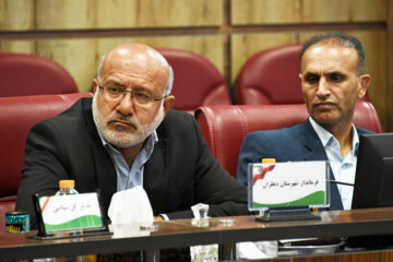 حضور محسن منصوری معاون اجرایی رییس جمهور در جلسه پیگیری مصوبات سفر رییس جمهور به ایلام