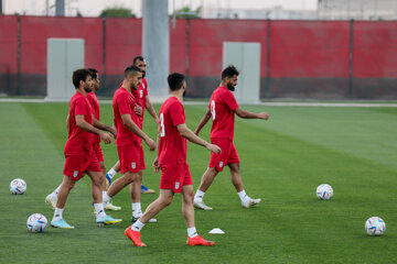 دومین تمرین رسمی بازیکنان تیم ملی فوتبال در قطر
