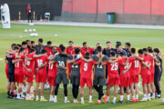 Training der iranischen Fußballnationalmannschaft