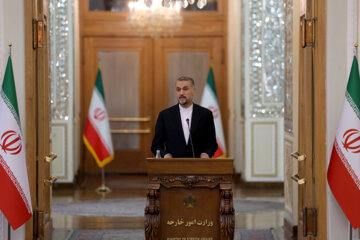 نشست خبری وزیر امور خارجه