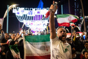 Iranian fans support Team Melli in Doha